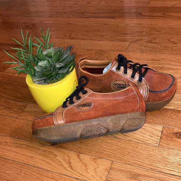 KIDS NORTH STAR SUPER RARE!!! Sz 6.5 suede & leather vintage shoes-gr8 condition - Picture 3 of 8